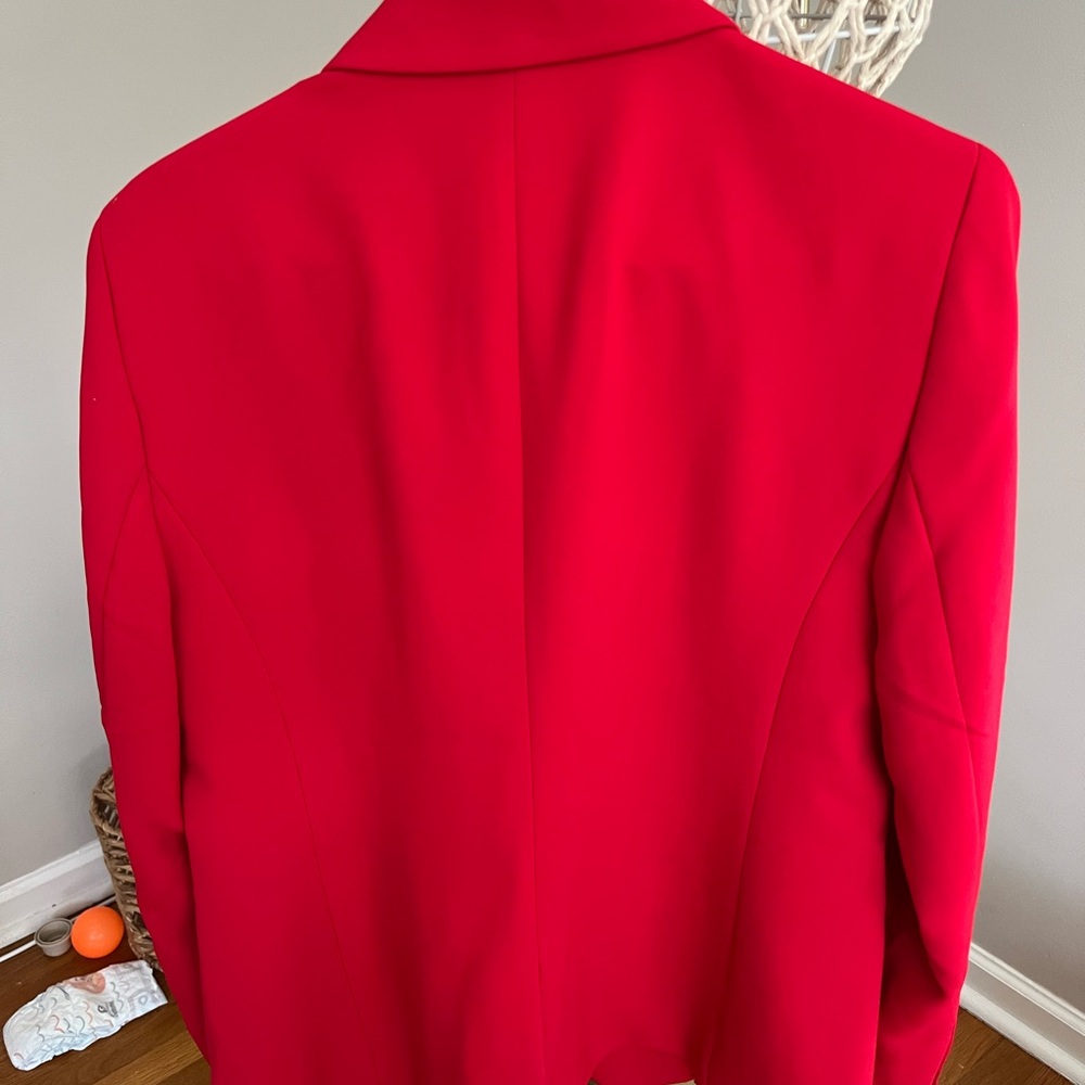 Ann Taylor Vibrant Red Blazer - Picture 5 of 8